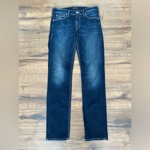Blue wash slim fit Men's jeans from Silver Jeans Co.